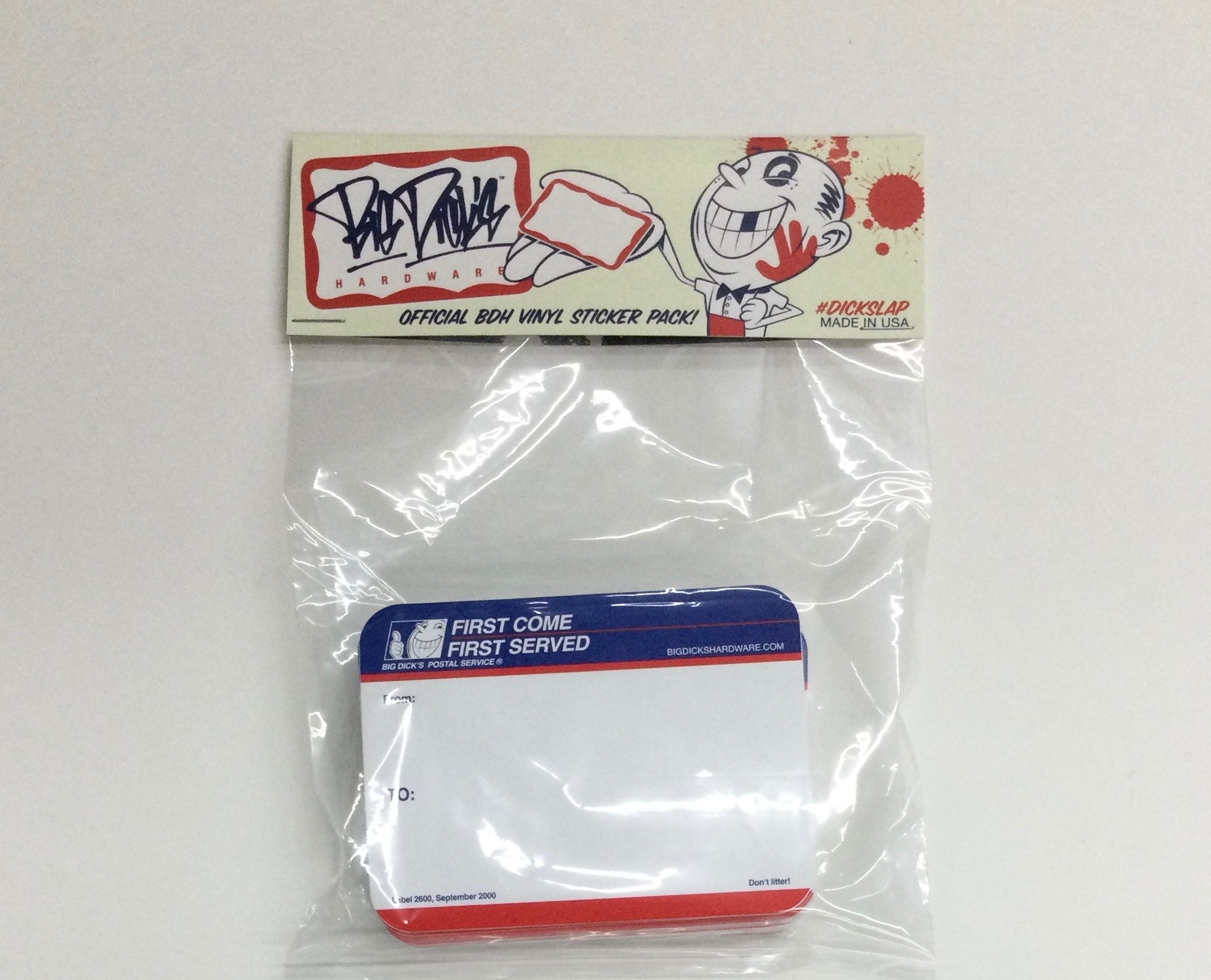 Eggshell Sticker Priority - Dick Slaps - 70pk