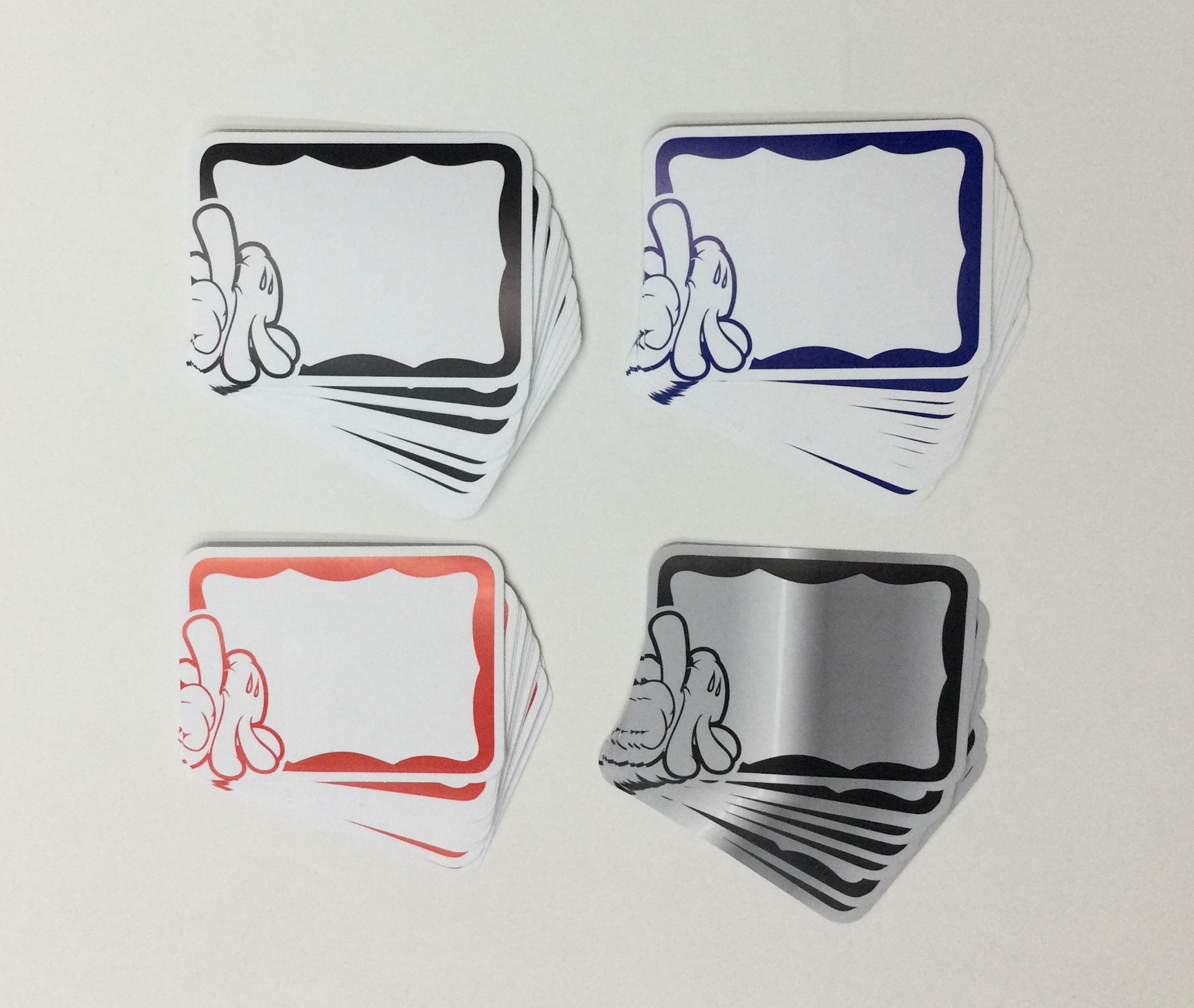 Eggshell Sticker LA Hands  - Dick Slaps - 70pk