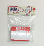 Eggshell Sticker Hello My Name Is  - Dick Slaps - 70pk