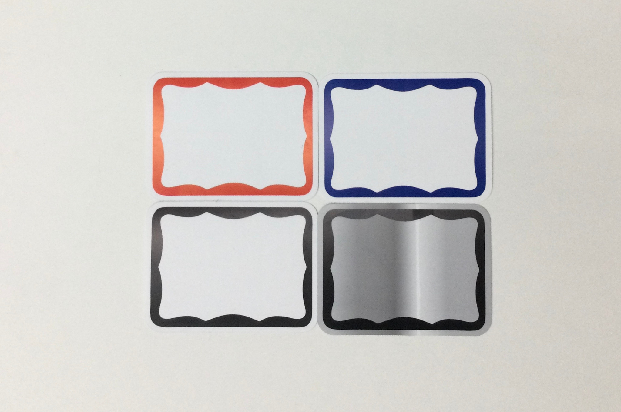 Eggshell Sticker  Wavy  - Dick Slaps - 70pk