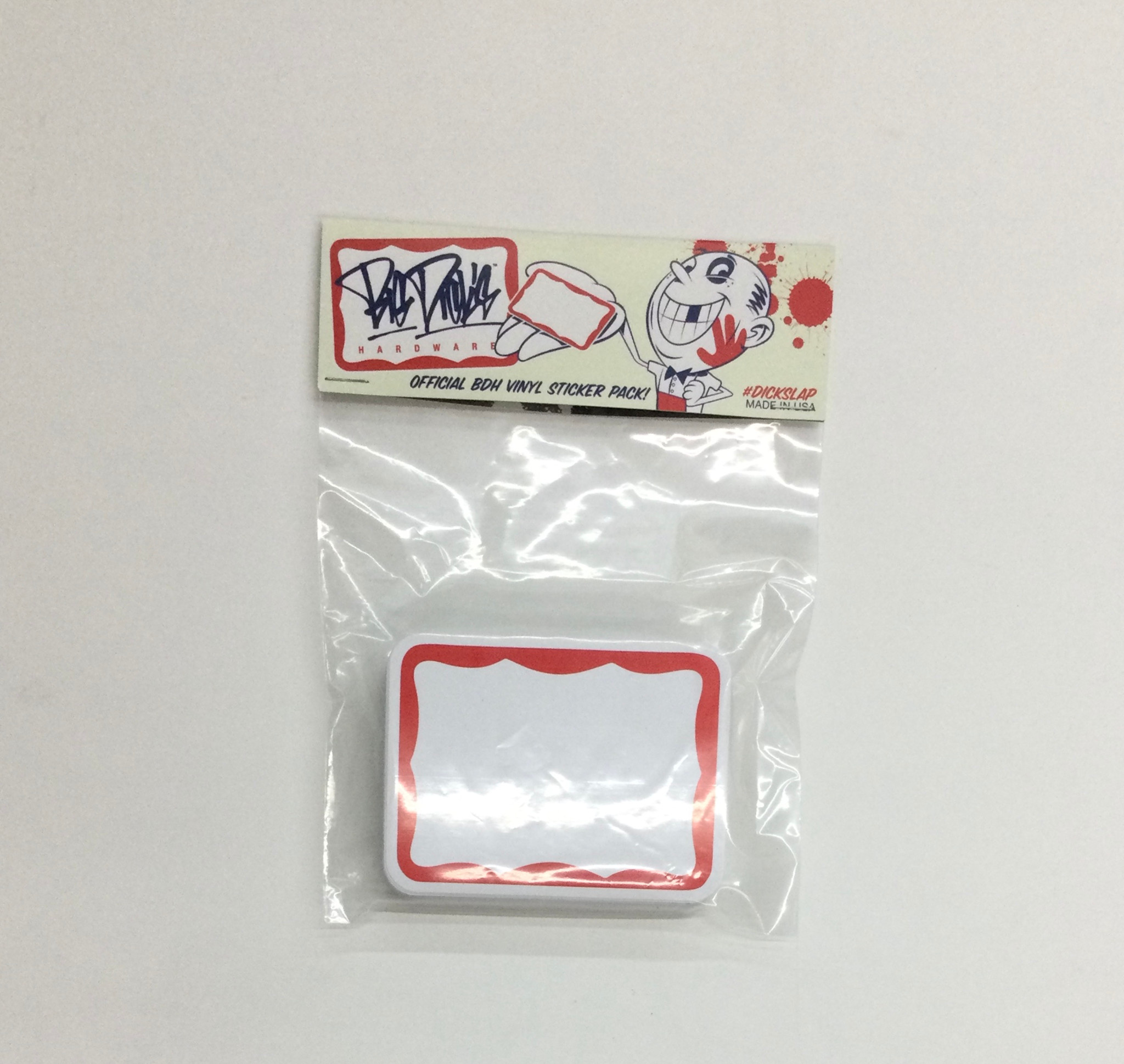 Eggshell Sticker  Wavy  - Dick Slaps - 70pk