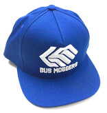 Bus Mobbers 3D Logo Snapback - True Blue/White