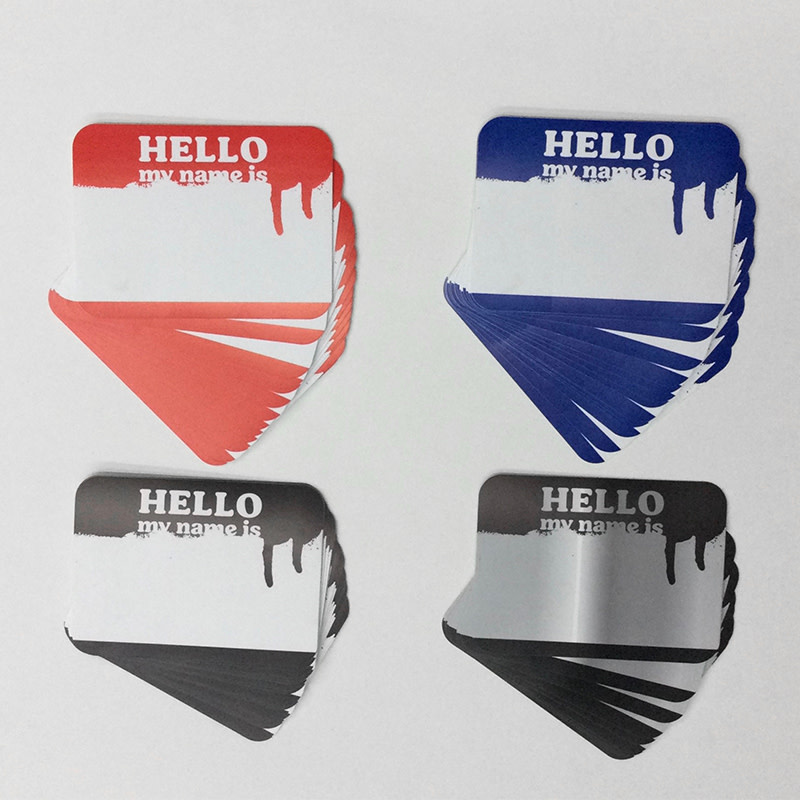 Eggshell Sticker Pack - Hello My Name Is - Dick Slaps - 70pk