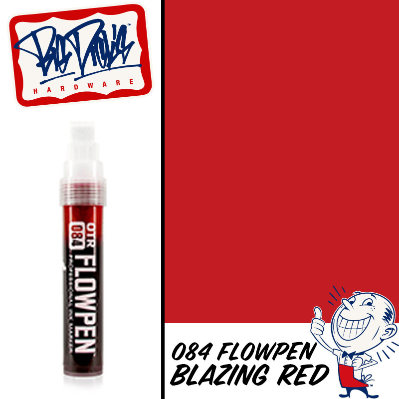 OTR Marker 084 - FLOWPEN - Blazing Red 15mm