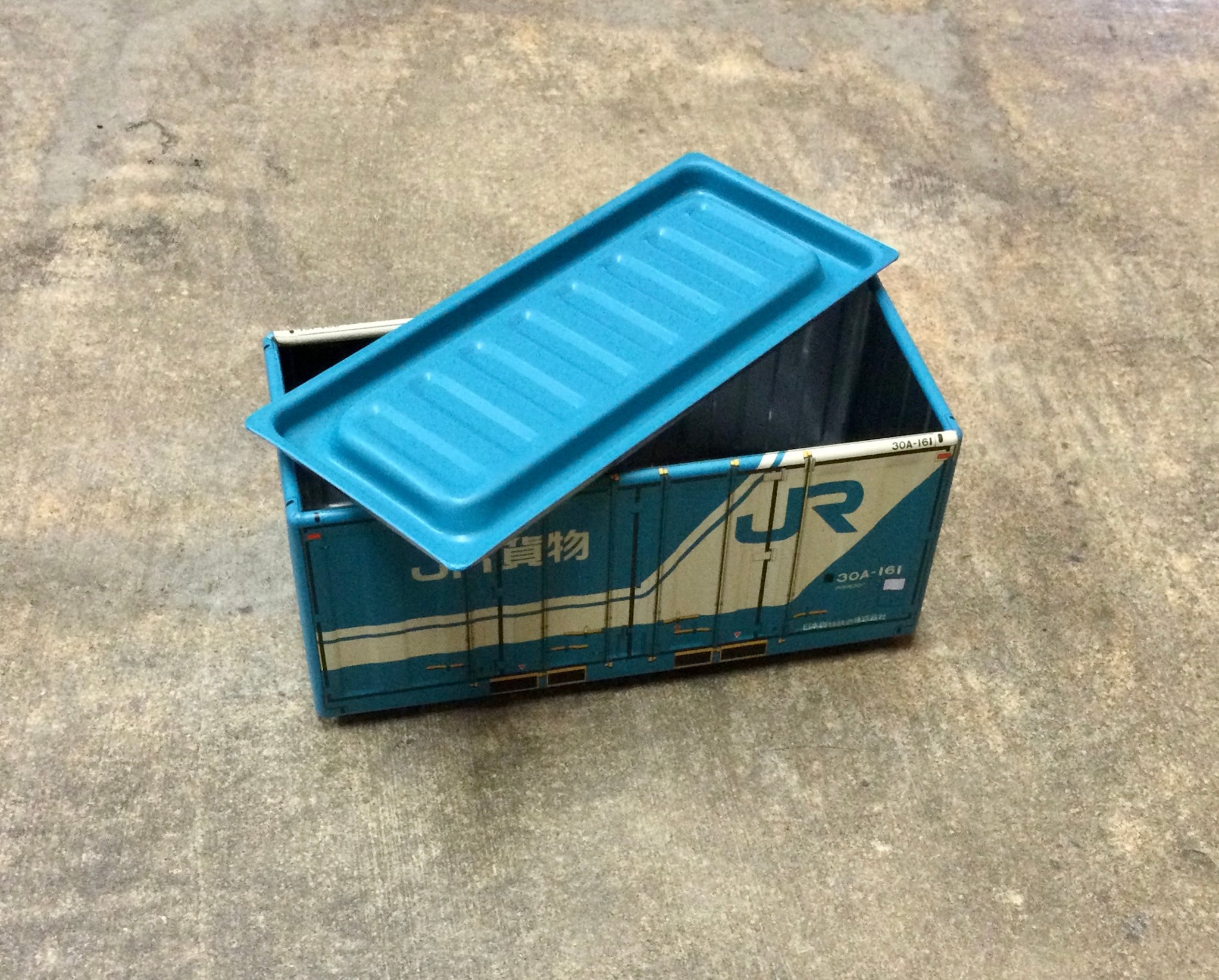 JR Tin Box - Blue