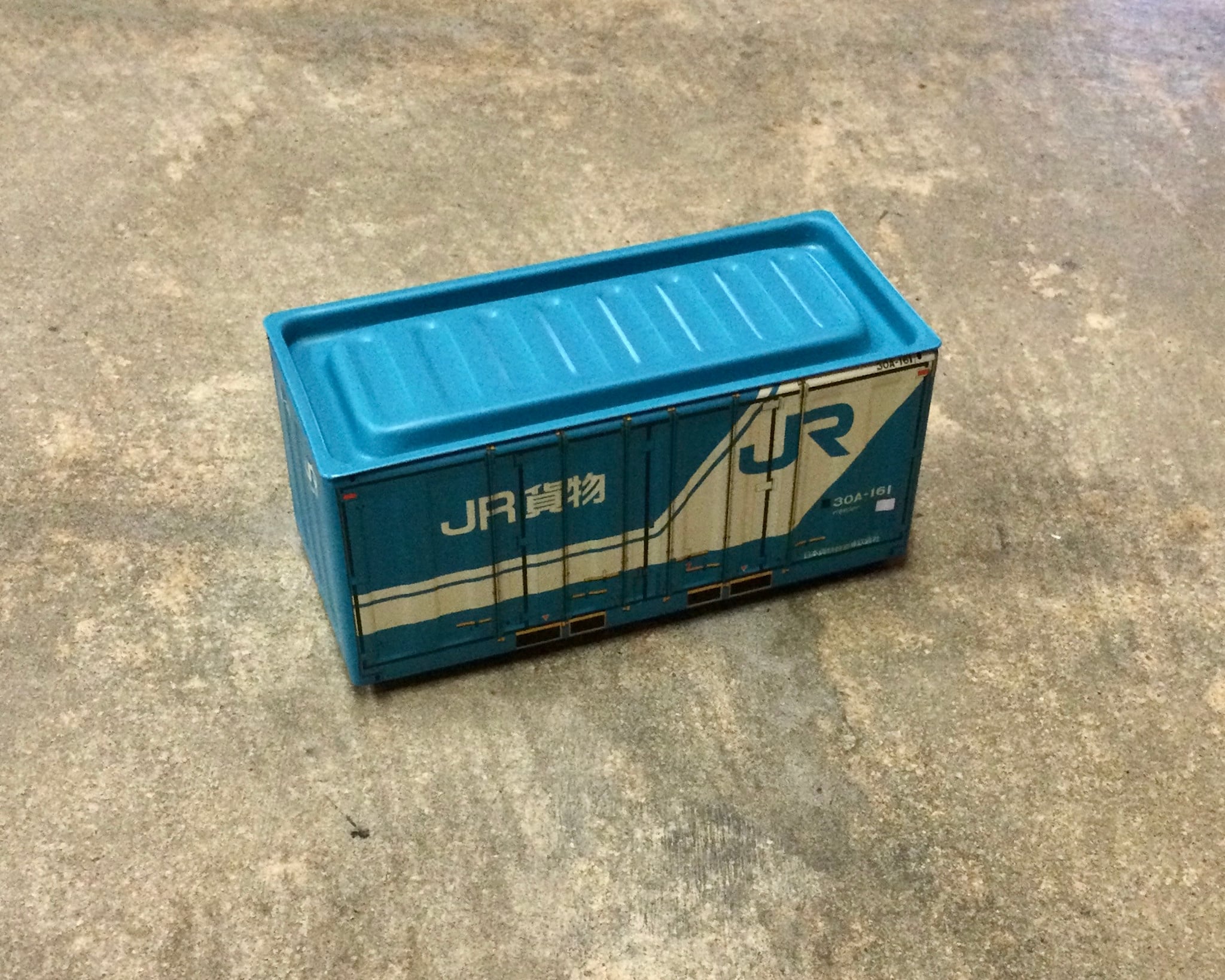 JR Tin Box - Blue