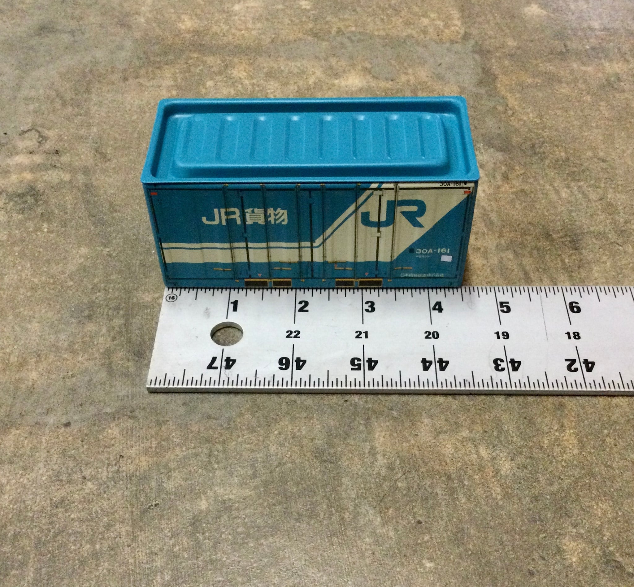 JR Tin Box - Blue