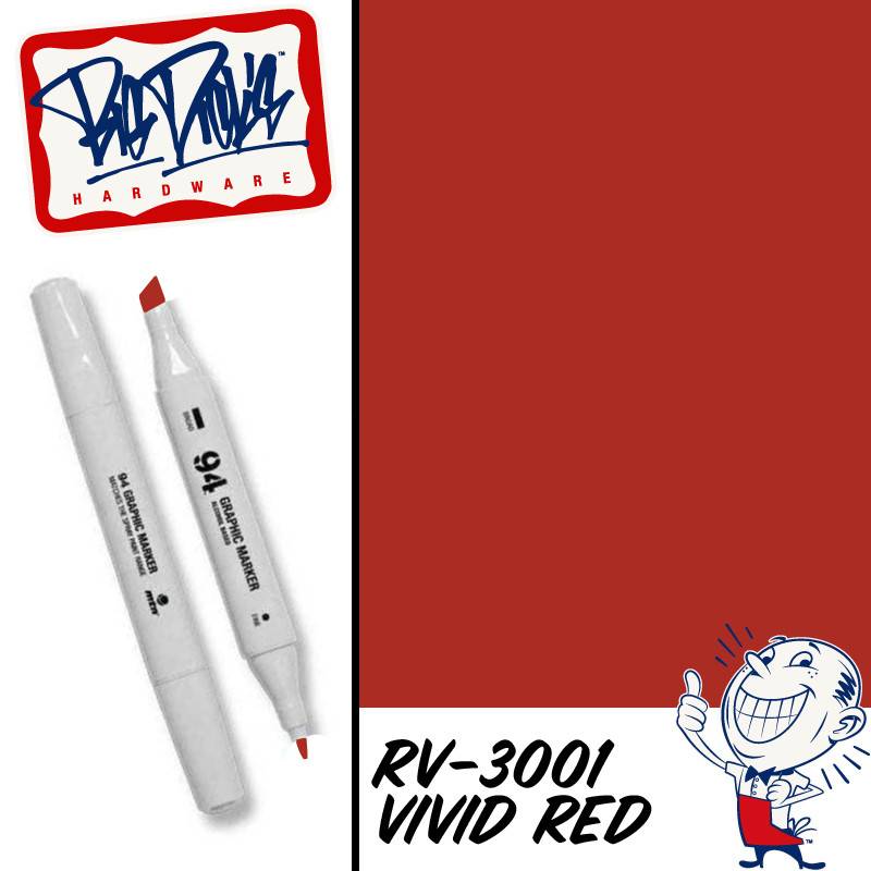 MTN 94 Graphic Marker - Vivid Red RV-3001