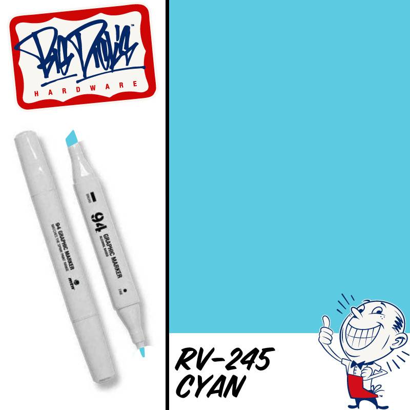 MTN 94 Graphic Marker - Cyan RV-245