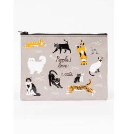 People I Love Cats Zipper Pouch