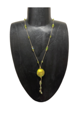 Marlene VanBeek Jewelry Murano Pendant Necklace - Herb