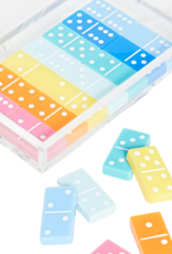 Tizo Lucite Domino Set Multi Color