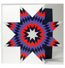 Debbie Desjarlais Design Purple Star Quilt Boxed NC
