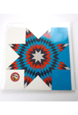 Debbie Desjarlais Design Blue Star Quilt Boxed NC