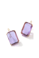 Accessory Concierge Ice Block Earrings - Lavender