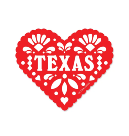 Seltzer Goods Texas Heart Sticker