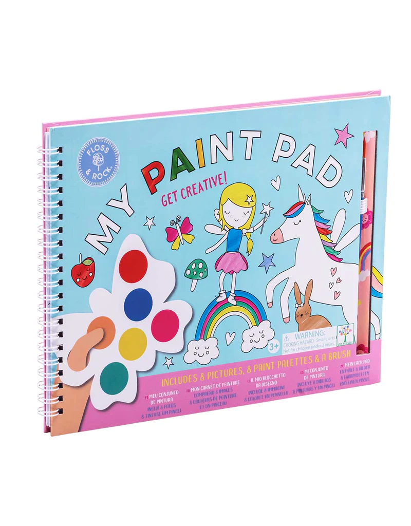 Floss & Rock Painting Pad Rainbow Fairy