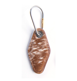 h barnes & co Hotel Key Ring Cowhide