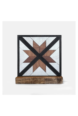 Baily Builds Wood Mosaic Buildable Square Quilt