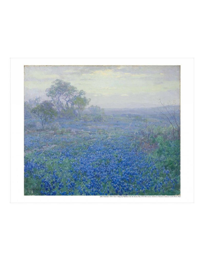 Amon Carter Poster Prints A Cloudy Day, Bluebonnets near San Antonio, Texas