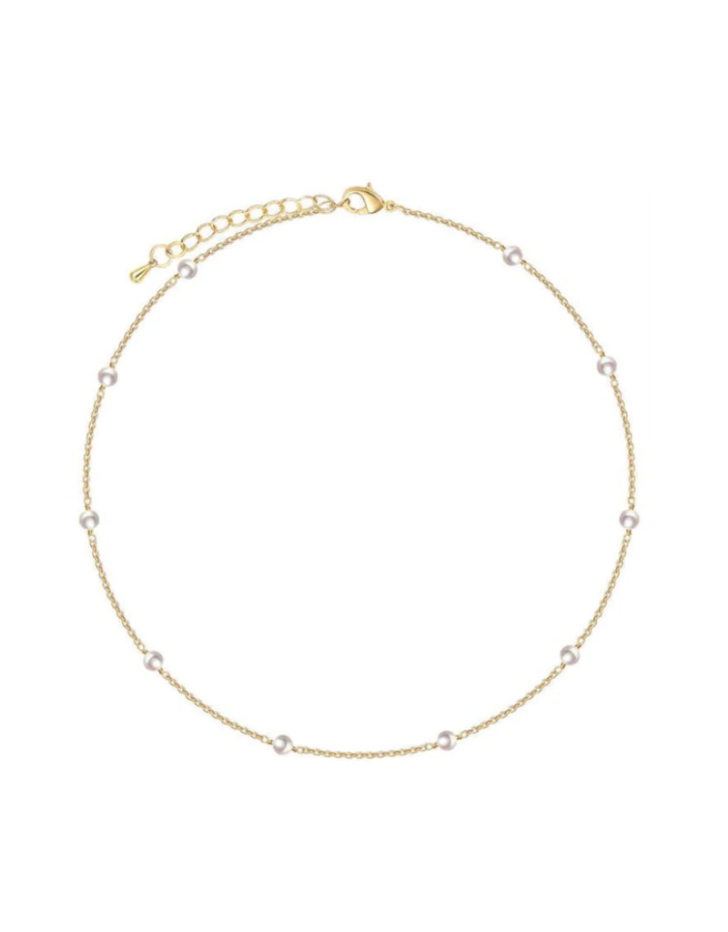 Accessory Concierge Mini Pearl Gold Necklace