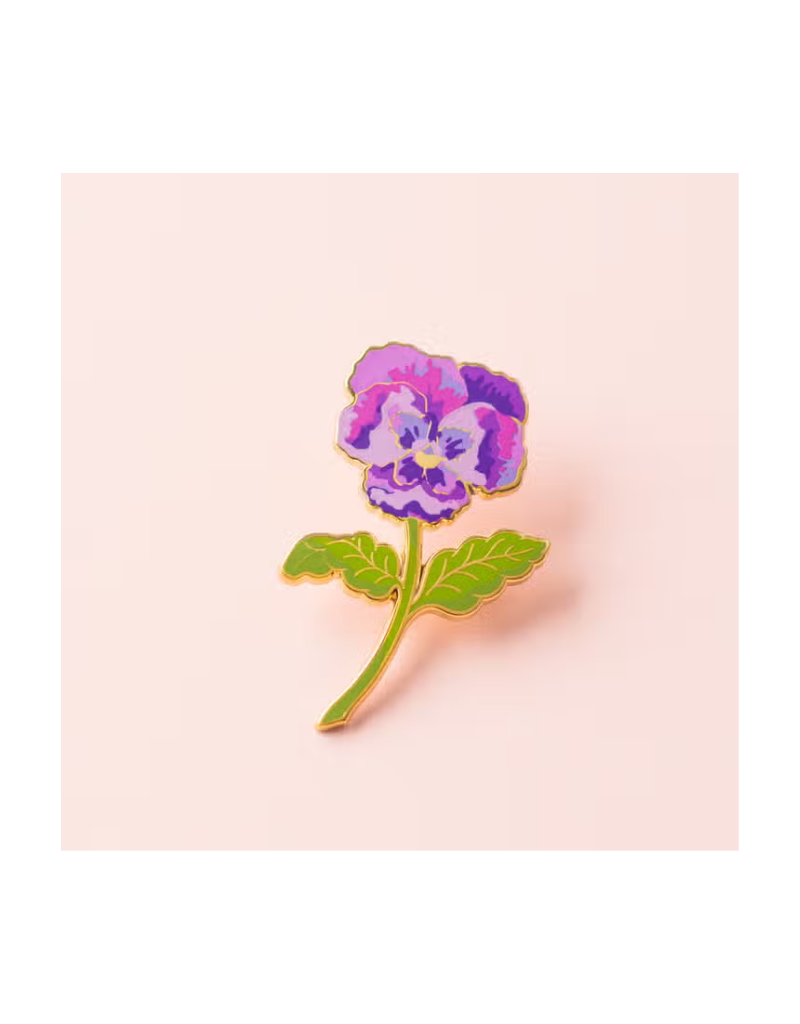 Floral Enamel Pin Collection