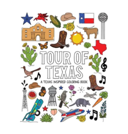 Great Texas Line Press Tour of Texas Coloring Book