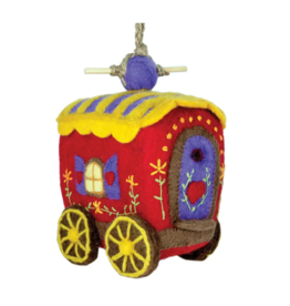 DZI Handmade Wagon Birdhouse