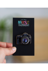 The Gray Muse Interactive Camera Pin