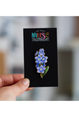 The Gray Muse Forget-Me-Not Enamel Pin