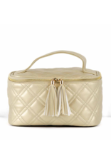 Royal Standard SALE Gold Quilted Train Case