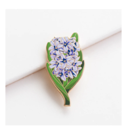 The Gray Muse Hyacinth Enamel Pin