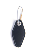 h barnes & co Hotel Key Ring with Black Leather