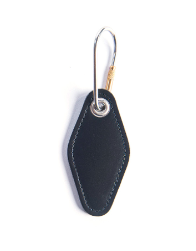 h barnes & co Hotel Key Ring with Black Leather