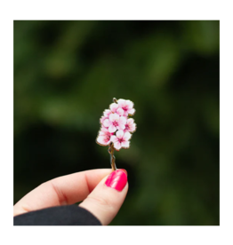 The Gray Muse Cherry Blossom Enamel Pin