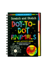 Peter Pauper Press Dot-to-Dot Animals Scratch and Sketch