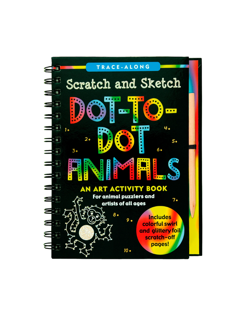 Peter Pauper Press Dot-to-Dot Animals Scratch and Sketch