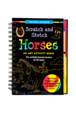 Peter Pauper Press Horses Scratch and Sketch