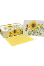 Peter Pauper Press Watercolor Sunflower Boxed Notecards