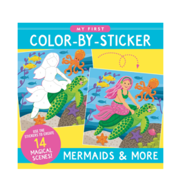Peter Pauper Press Mermaids Color by Sticker Book