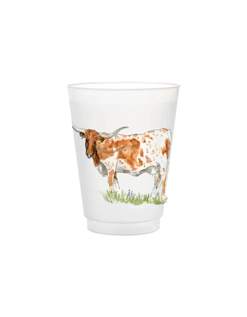 Taylor Paladino Longhorn Frosted Cups