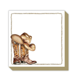 Rosanne Beck Collections Boots and Hat Notepad