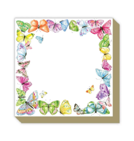 Rosanne Beck Collections Butterfly Border Notepad