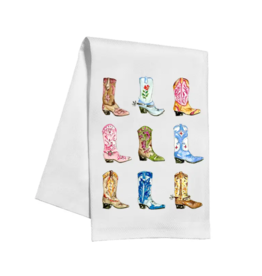 Rosanne Beck Collections Colorful Cowboy Boots Towel