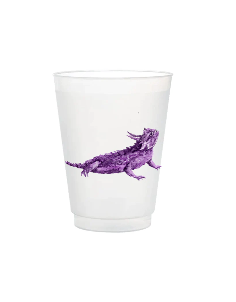 Taylor Paladino Horned Frog Frosted Cups
