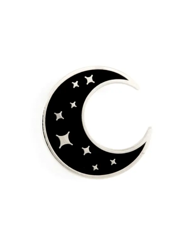 These Are Things Crescent Moon Enamel Pin