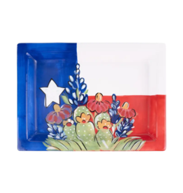 Glory Haus Texas Flag Wildflower Tray