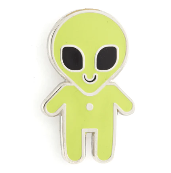These Are Things Alien Baby Enamel Pin