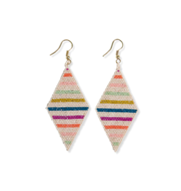 Ink + Alloy Frida Horizontal Rainbow Earrings