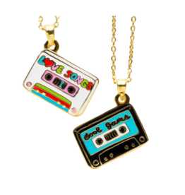 Cool Jams/Love Songs Two Sided Pendant